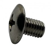 SUBURBAN BOLT AND SUPPLY 1/4"-20 x 1/2 in Phillips Truss Machine Screw, Zinc Plated Steel A0320160032TZ